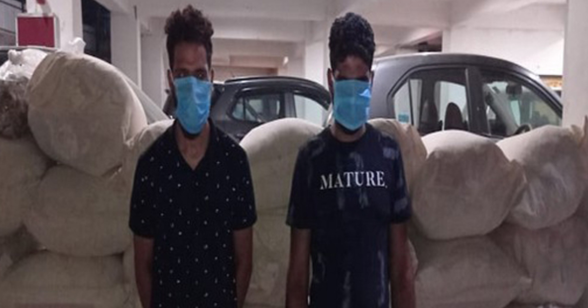 Two drug peddlers held with 580 kg poppy straw in J-K's Anantnag